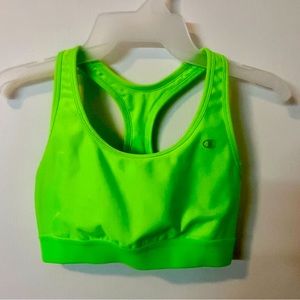 Lime green sport bra